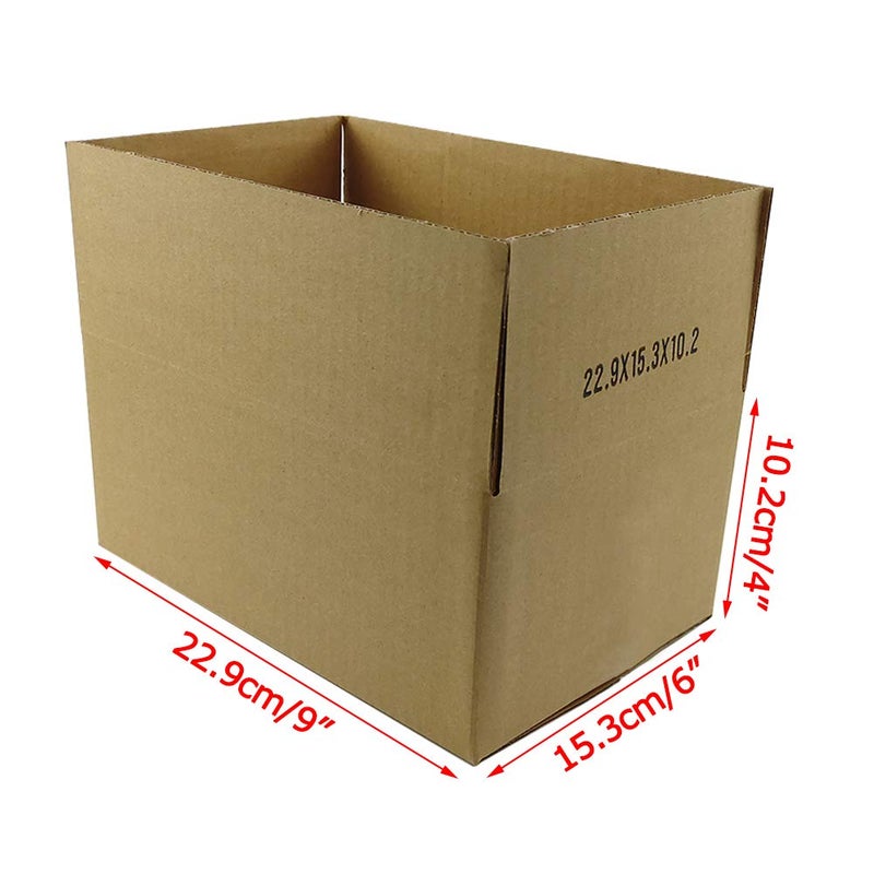 Edenseelake صناديق شحن إدنسيل ليك 9 × 6 × 4 بوصات صناديق كرتون مضلع للشحن، 25 عبوة - Image 5